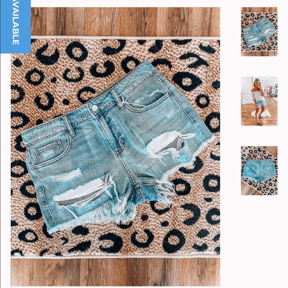 Sheisbtq she is botique Ellie cut off shorts - Picture 1 of 3